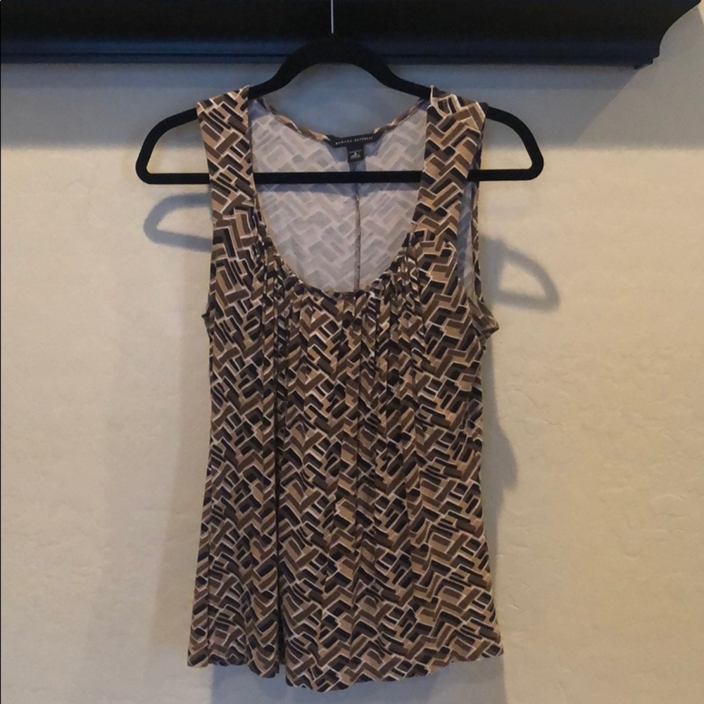 Banana Republic Small Scoop Neck Cotton Blouse